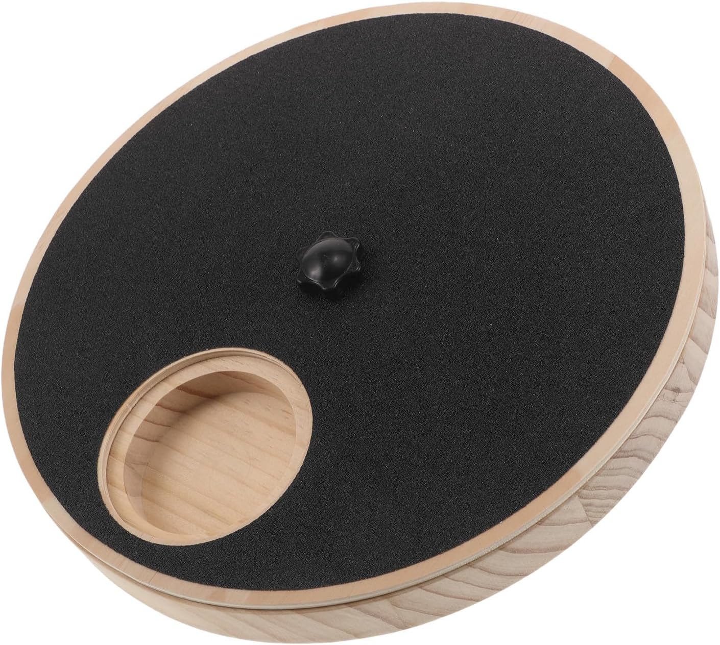 YARNOW Wooden Dog Nail Scratch Pad - Pet Claw Grinding Board with Treat Dispenser for Dog Grooming and Trimming - Pet Scratch Pad for Nails 11.4inch