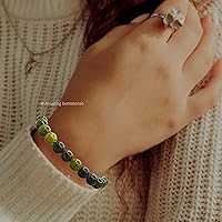 Vista 193 de Amazing Gemstone Crystal Bracelet for Women Men's Gifts - Protection Healing Crystal Bracelet - 8mm Gemstone Beaded Adjustable Bracelet Pulseras