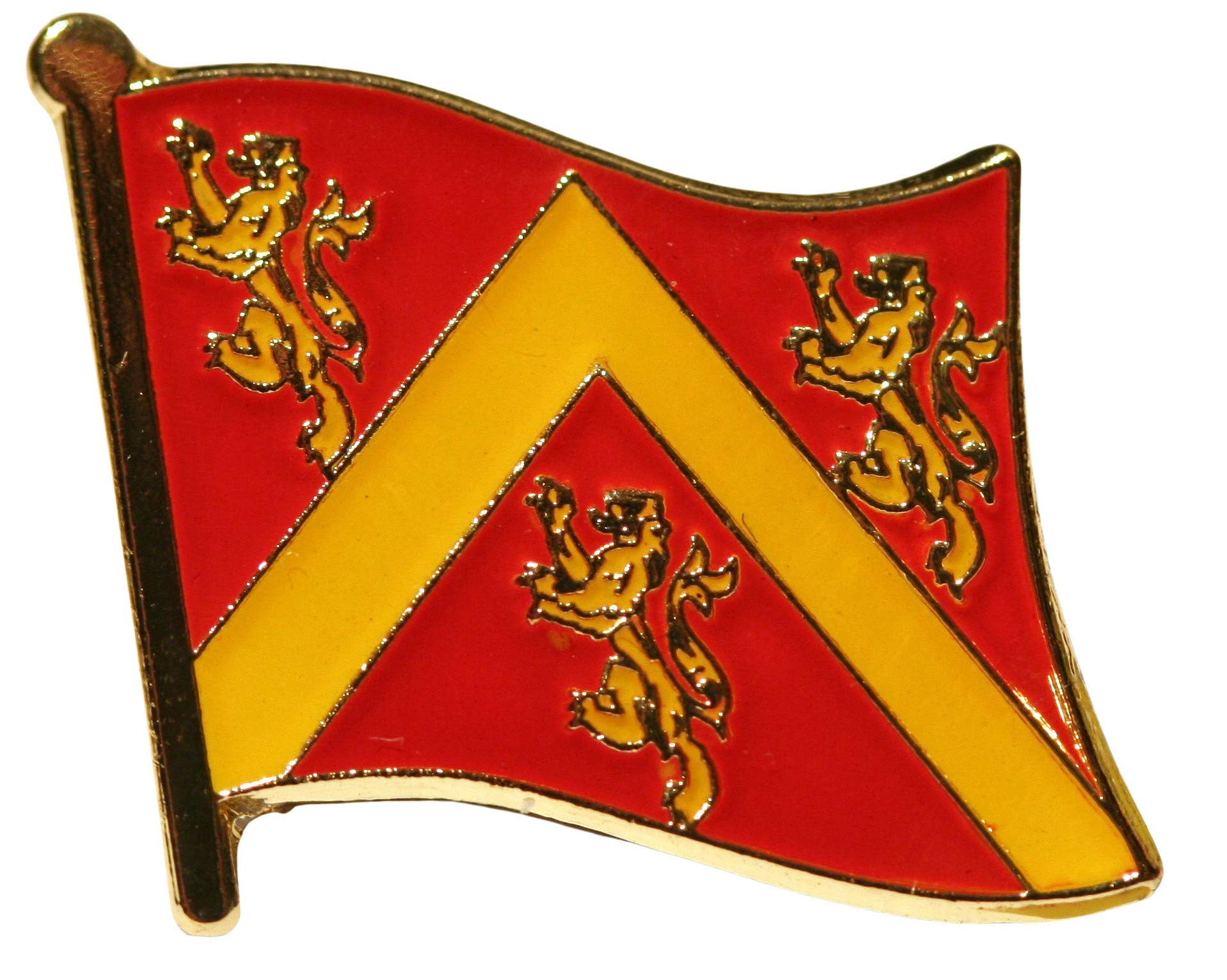 Buxton's Badges Men's Multiple Anglesey County Flag Pin Badge