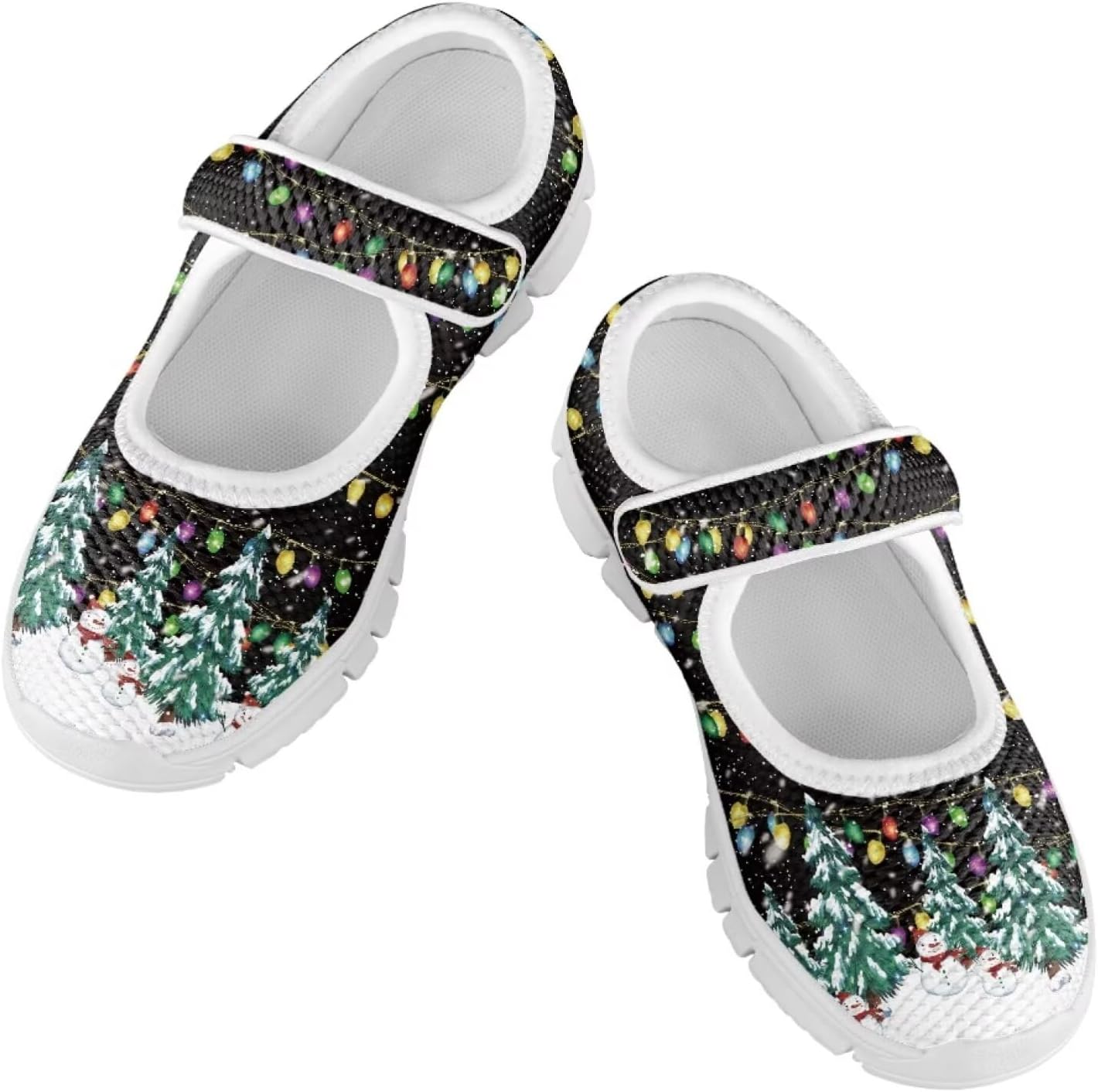 Girls Mary Jane Dress Shoes Ballet Princess Flats with Strap for Christmas Party Wedding School