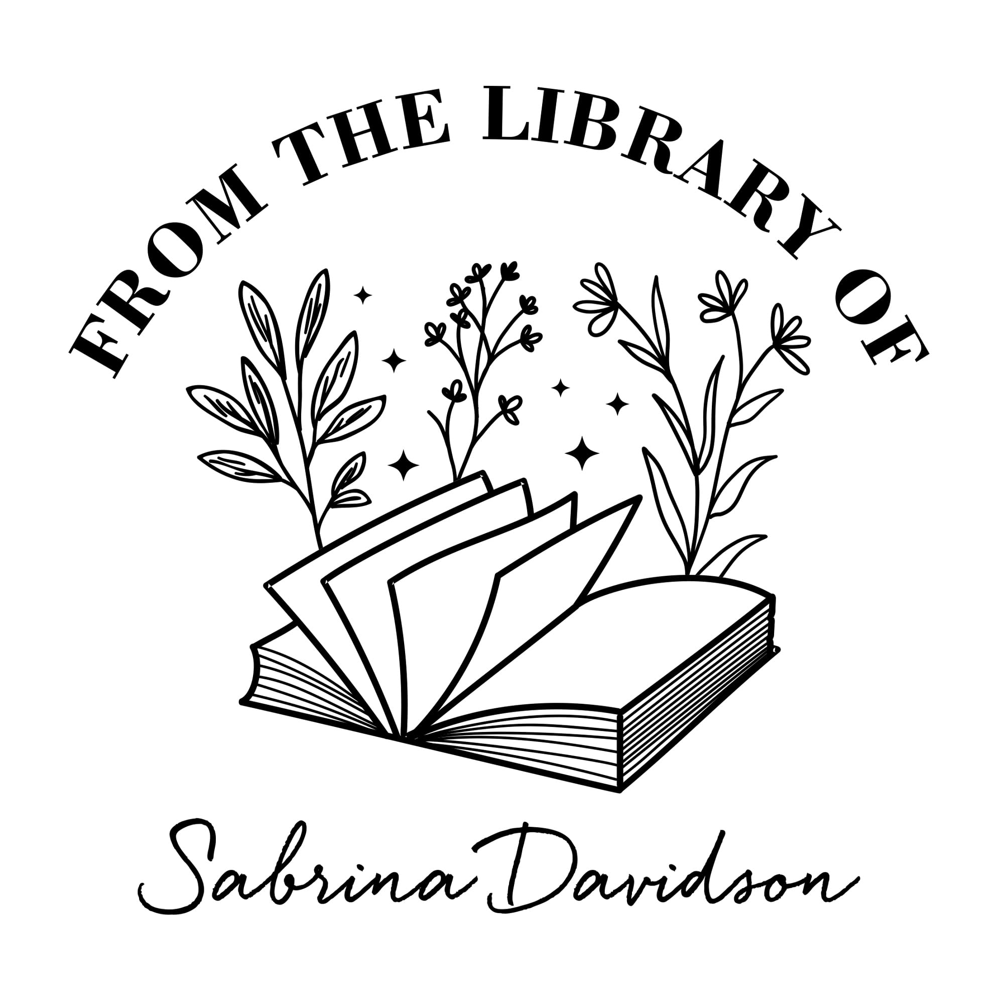 from The Library of Embossers & Stamps | Custom Embosser | Custom Stamp | Ex Libris | Great for Personalizing Books, Text Books and Journals and Other