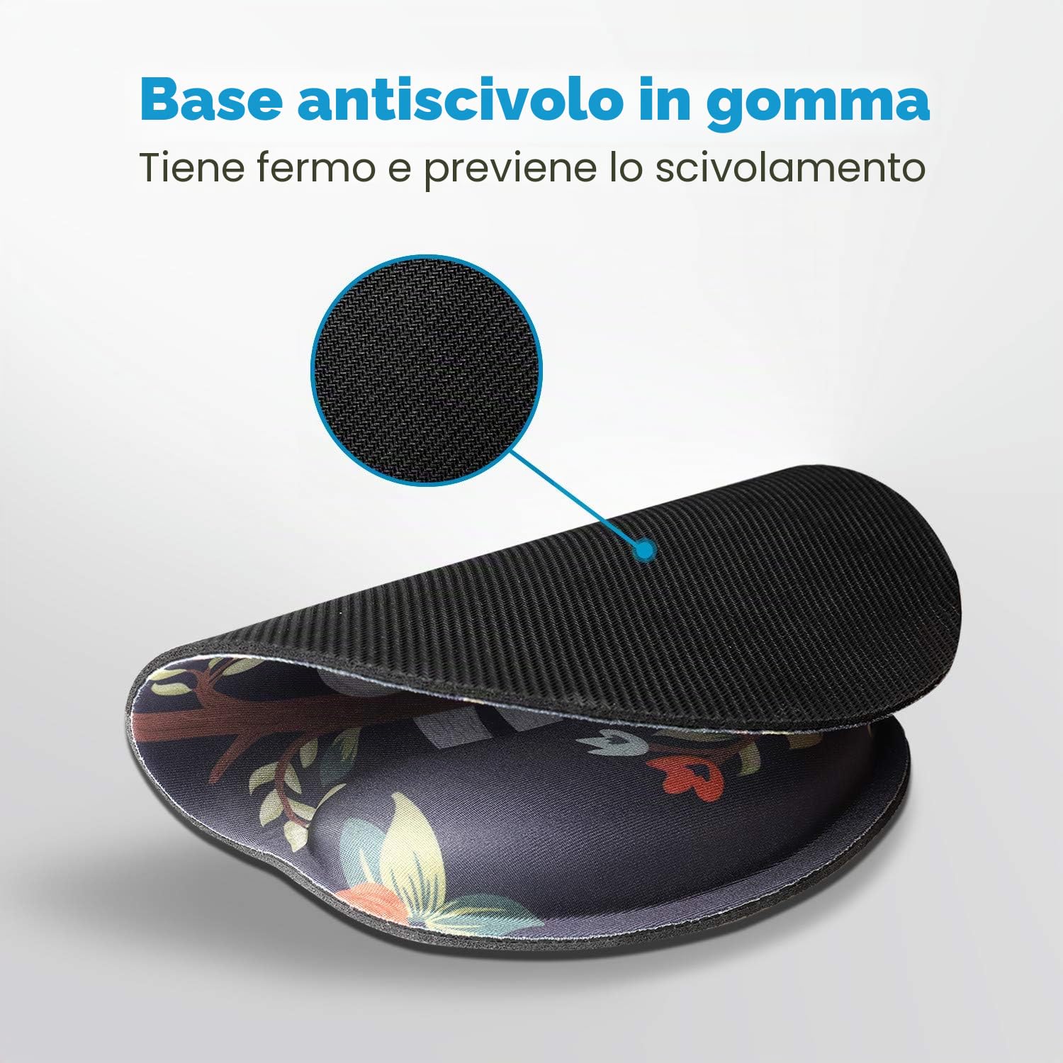 AOKSUNOVA Tappetino per il mouse ergonomico, con poggiapolsi