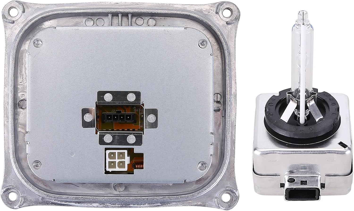 2PCS 1307329153 Xenon HID Headlight Ballast 25806714 fits for 2006-2011 Cadi-llac DTS 328i 328xi 335i 335xi M3 E92 E93 645Ci 650i M6 X3 X5 130732915301 63117182520 8J0907391 Ballast Module w/Bulb