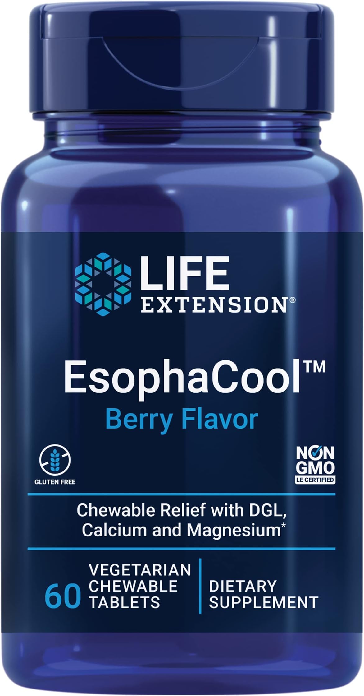 Life Extension EsophaCool, 60 chewable tabs