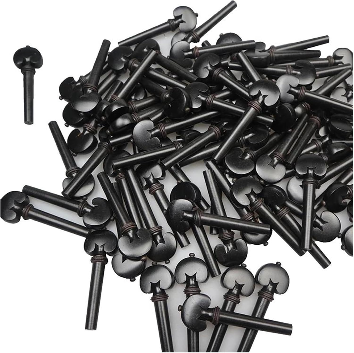 Violin Accessories Professional 20pcs Violin Strings Ebony Tuner Parts