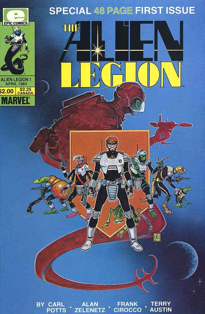 Amazon.com: Alien Legion (Vol. 1) #1 FN ; Epic comic book