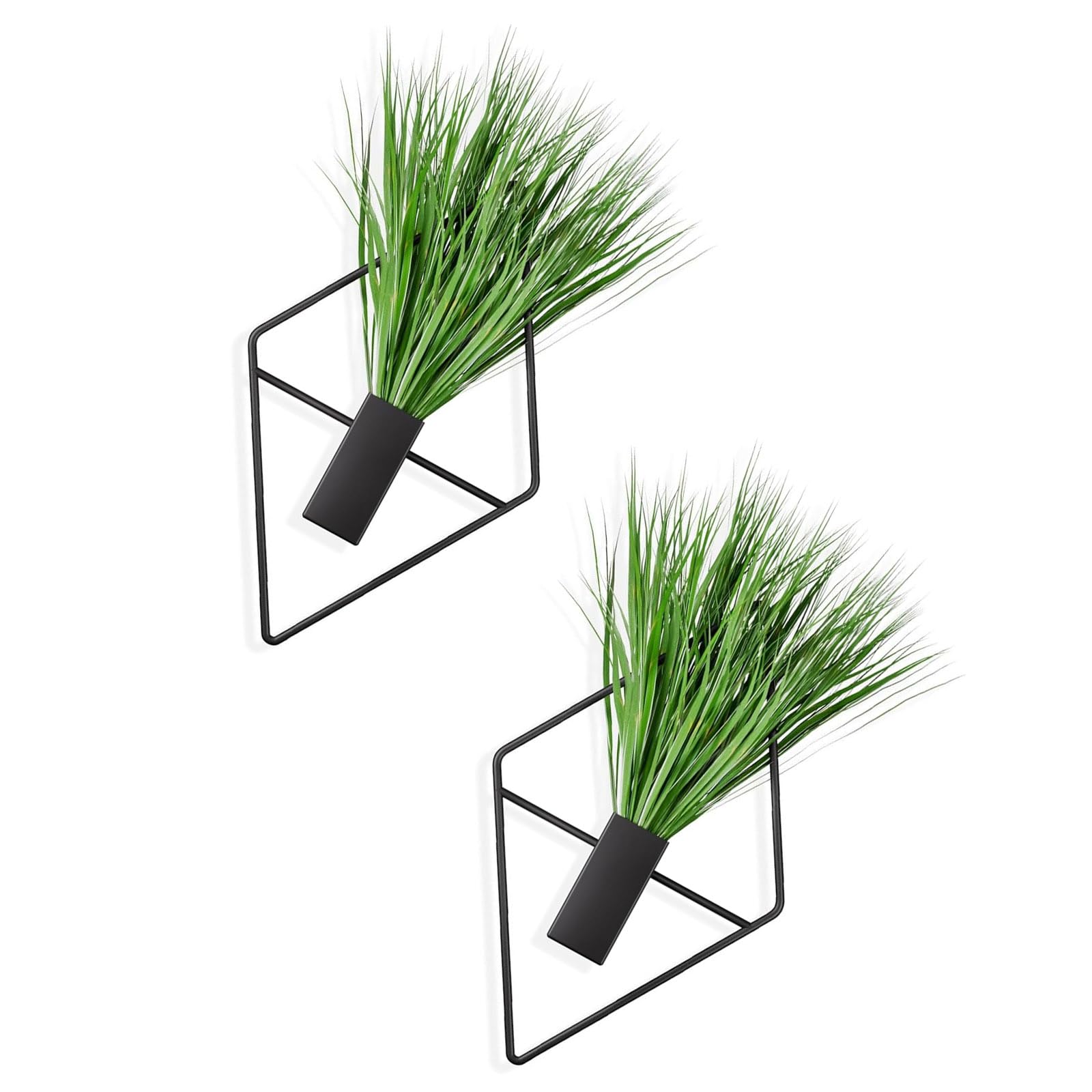 Msioytog Iron Wall Hanging Plant Shelf Hanging Vertical Wall Mounted Plant Planting for Indoor Greeneries Rustproof Planter