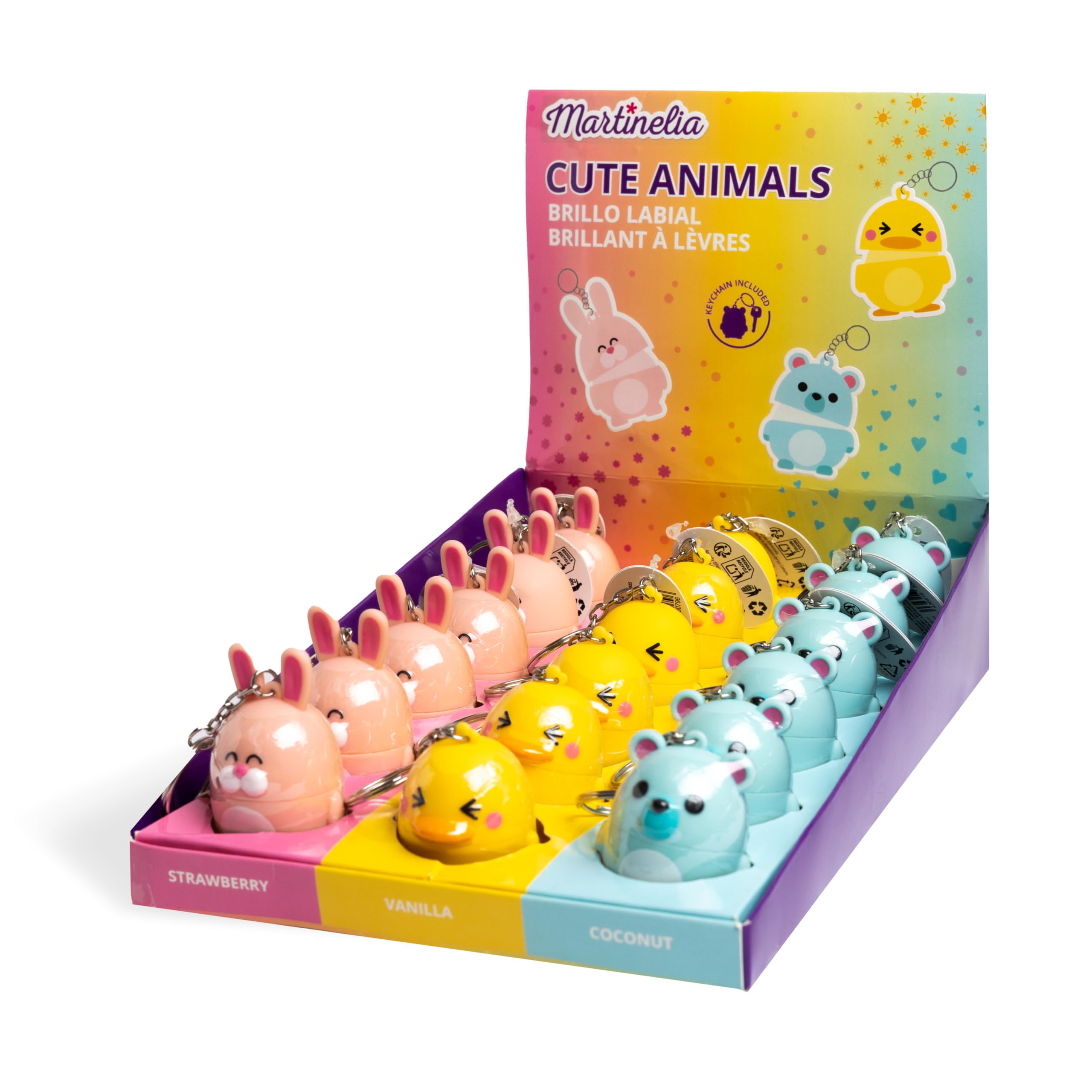 Coffret Maquillage Enfant Martinelia Avec Bandeau Lapin – 4 Fards, 2 Gloss, Stickers – Cadeau Fille Dès 3 Ans