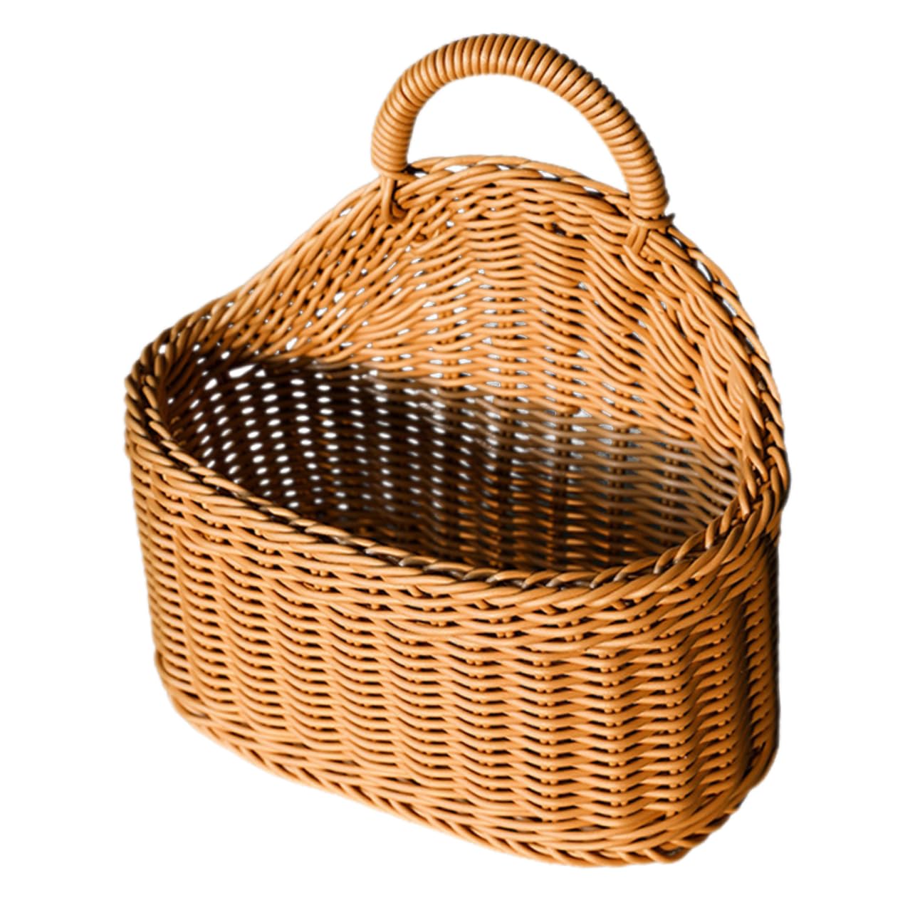 Cesta de plástico de pared PRETYZOOM organizador versátil colgante para salones pequeños