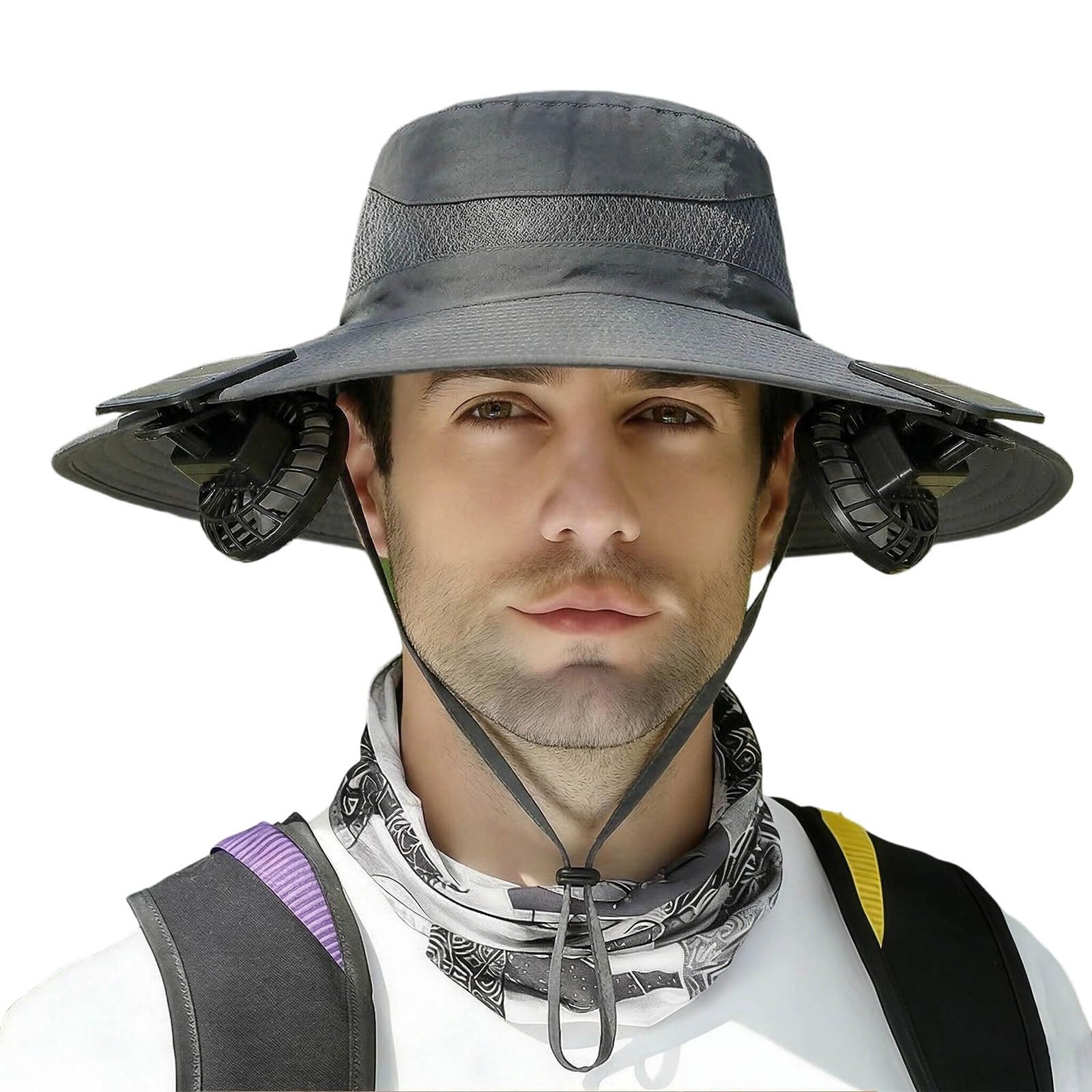 Generico Cappello Paglia Donna Anti UV Cappelli Estivi da Pescatore Abbigliamento Estivo Personalizzato Spiaggia Cappellino di Elegante Visiera con Rafia Mare UVA Uvb Sole Safari Parasole