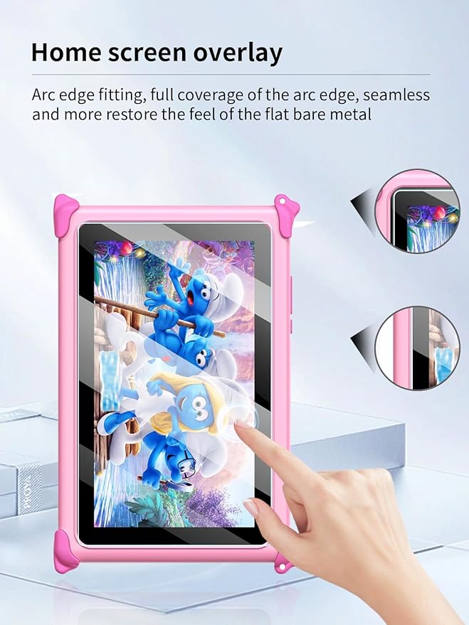 Protector de Pantalla de Vidrio Templado para Trayoo KIDS710 Tableta 7 Pulgadas, 2 Paquetes miniatura 4