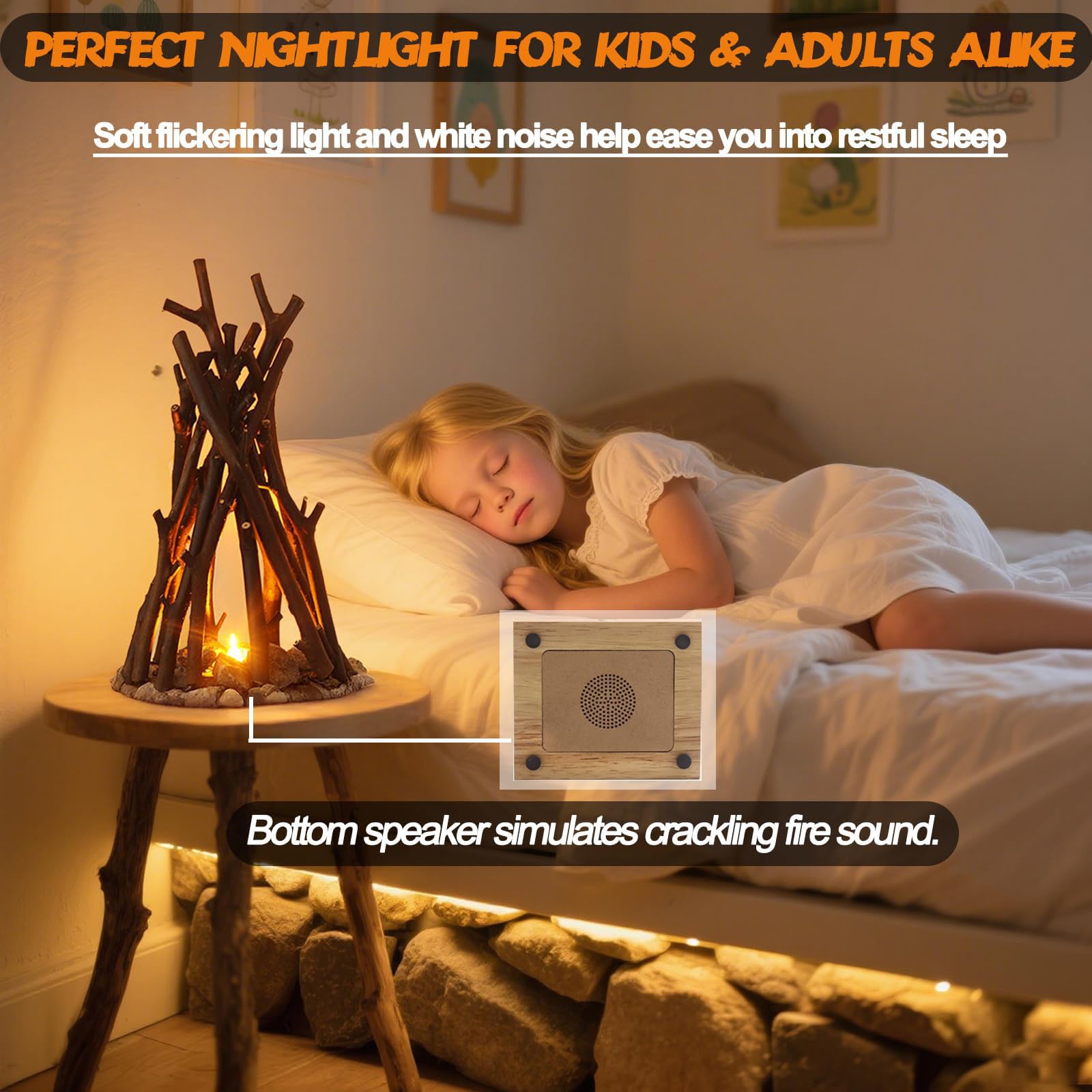 Lampada a fiamma artificiale dimmerabile con 3 modalità e suono della fiamma, alimentata tramite USB, decorazione da tavolo per rilassarsi in camera da letto o in ufficio