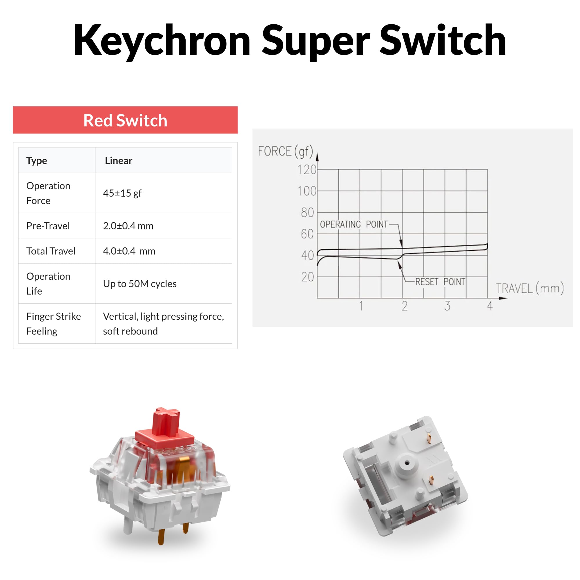 Keychron K8 Version 2 Tastiera Meccanica senza fili, Bluetooth/USB-C, RGB LED, QMK/VIA, Hot-swap, Programmable, PBT Keycaps, For Mac Windows, Super Red Switch