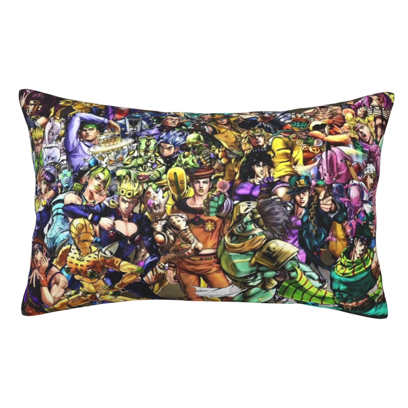 JoJo Bizarre Adventure Pillowcase Double Sided 20x30in Polyester Anime