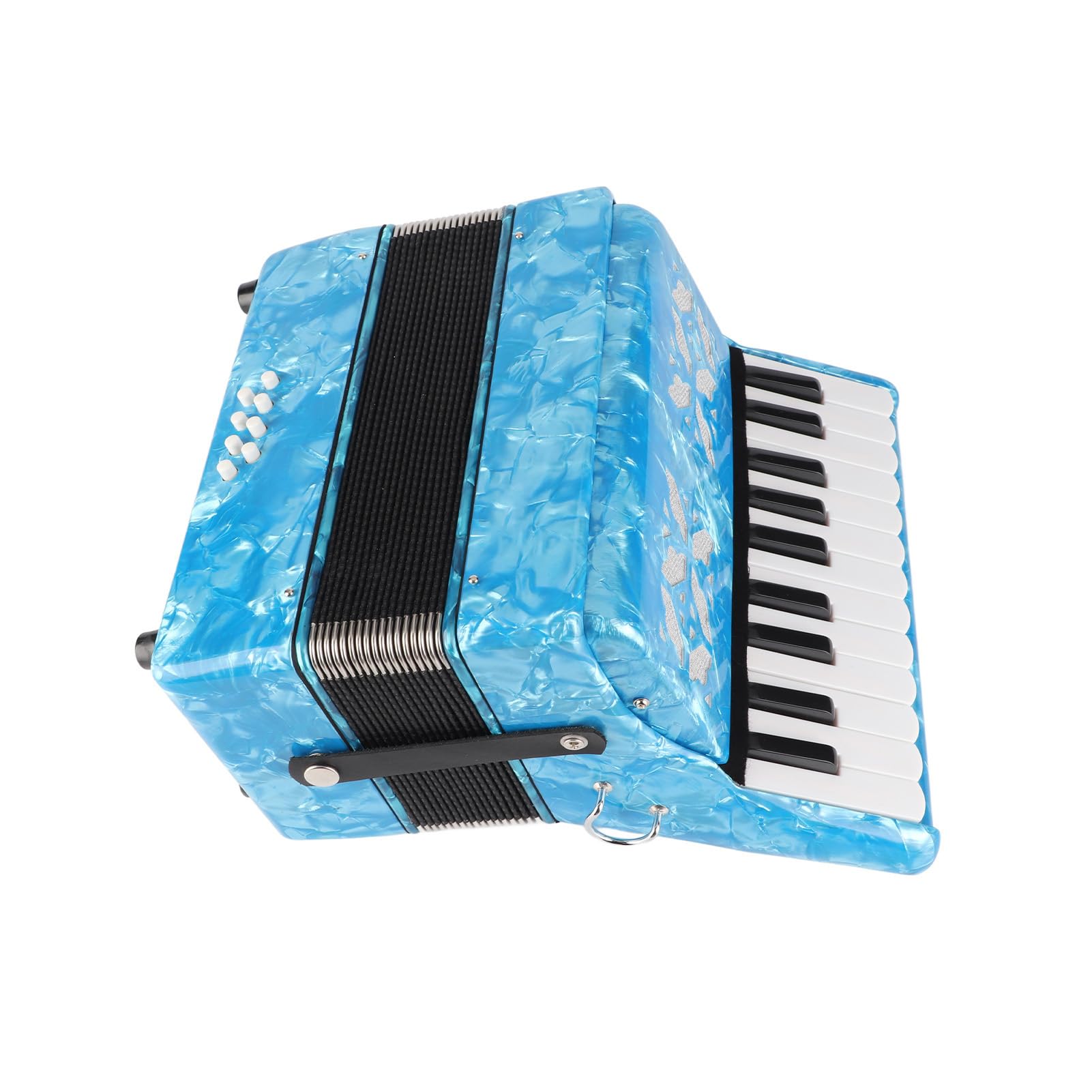 Accordéon, Accordéons Durables à 22 Touches pour Débutants (bleu ciel)