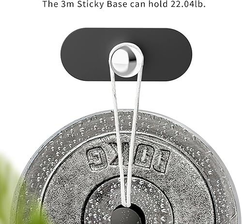 Miniatura 10 de Koopala Ganchos adhesivos 3M para lámpara de pared, ganchos de pared de pasta de 2 piezas, soportes resistentes para apliques de pared, ropa