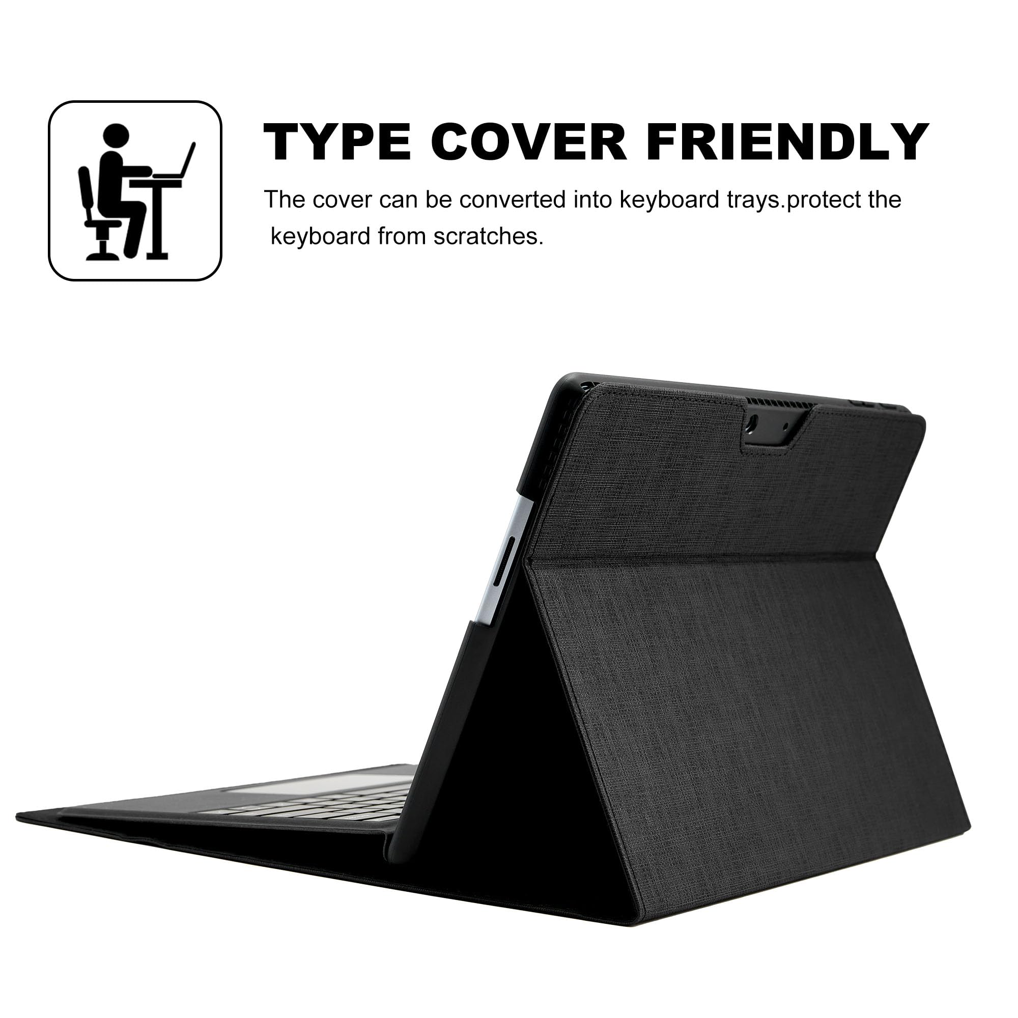 Tastiera Per Microsoft Surface Go, Rimovibile Magnetica Sottile Pelle