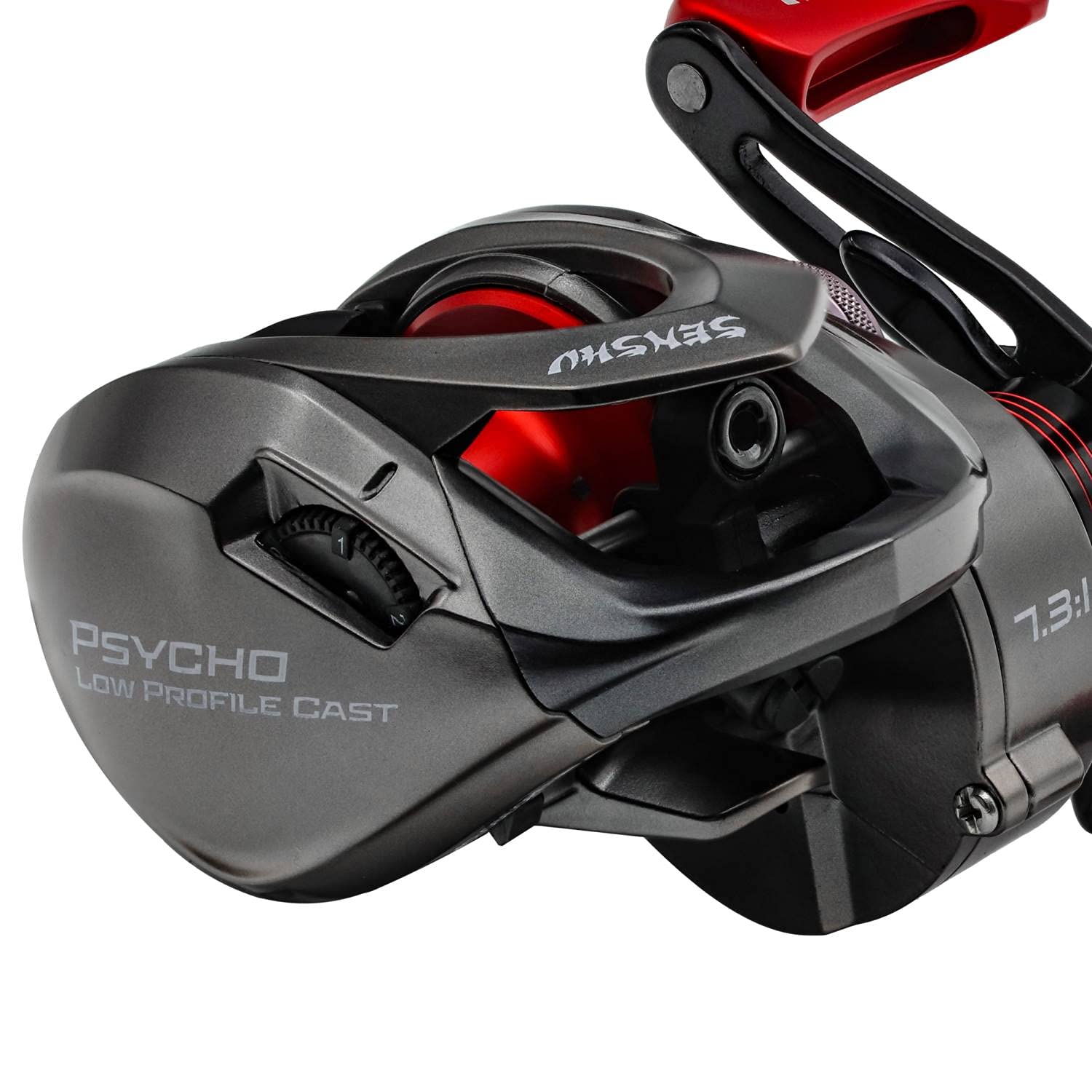 Psycho Low Profile Cast 150m/ 0,285mm - 7,3:1 | Baitcastrolle | Baitcaster