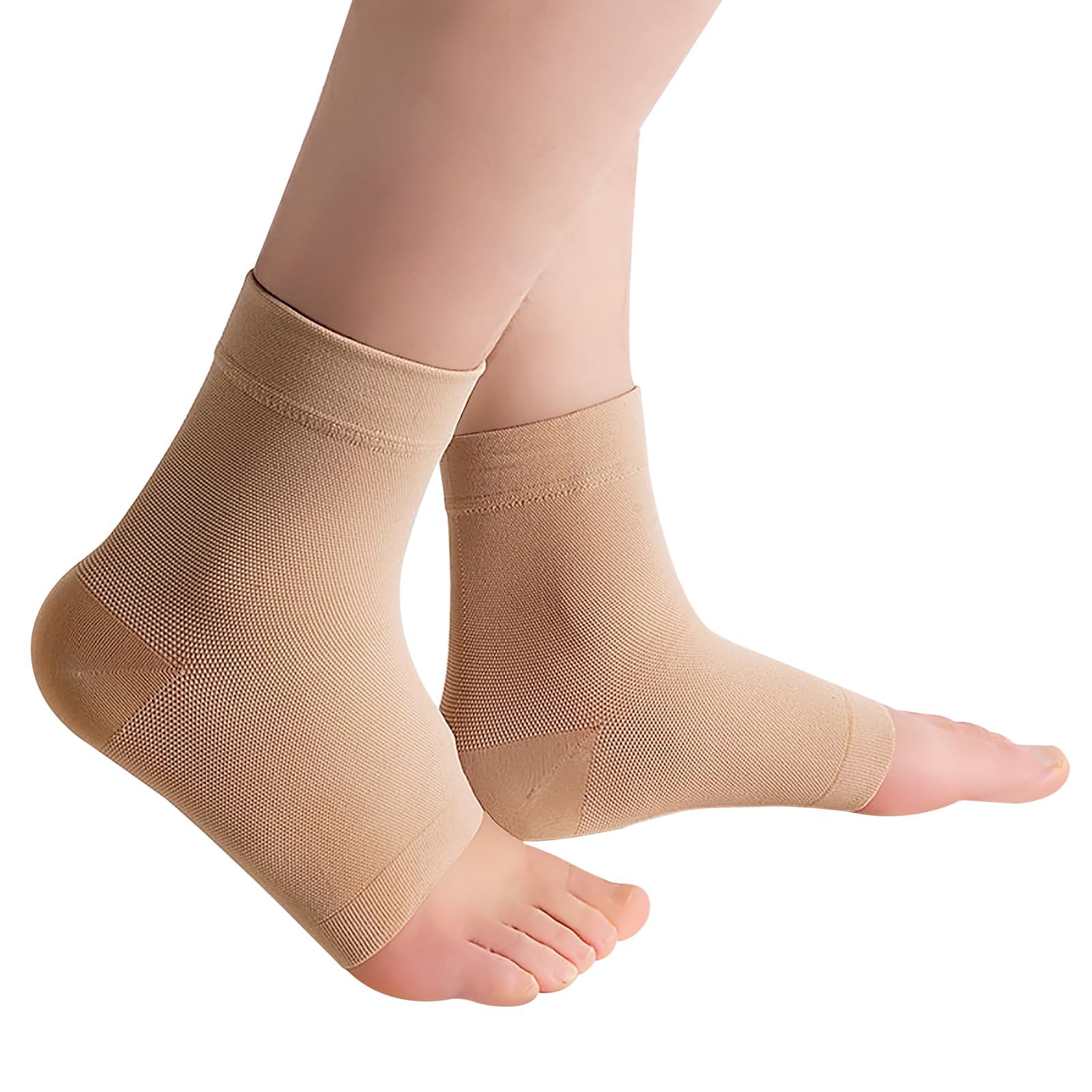 Medical-Grade Plantar Fasciitis Socks, Achilles Tendonitis Relief (Pair) Ankle Compression Sleeve for Sprain, Foot Swelling & Fatigue - Ankle Support