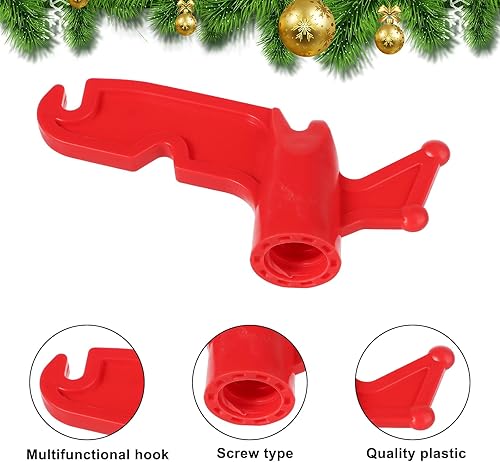 Miniatura 3 de SAVITA Gancho utilitario de plástico, gancho de poste de extensión de 34 pulgadas, gancho multiusos de tornillo en el poste, gancho para colgar