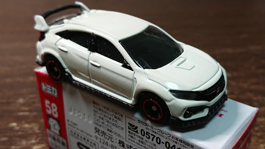Amazon | トミカ No.58 ホンダ シビック TYPE R(箱) | ミニカー・ダイ