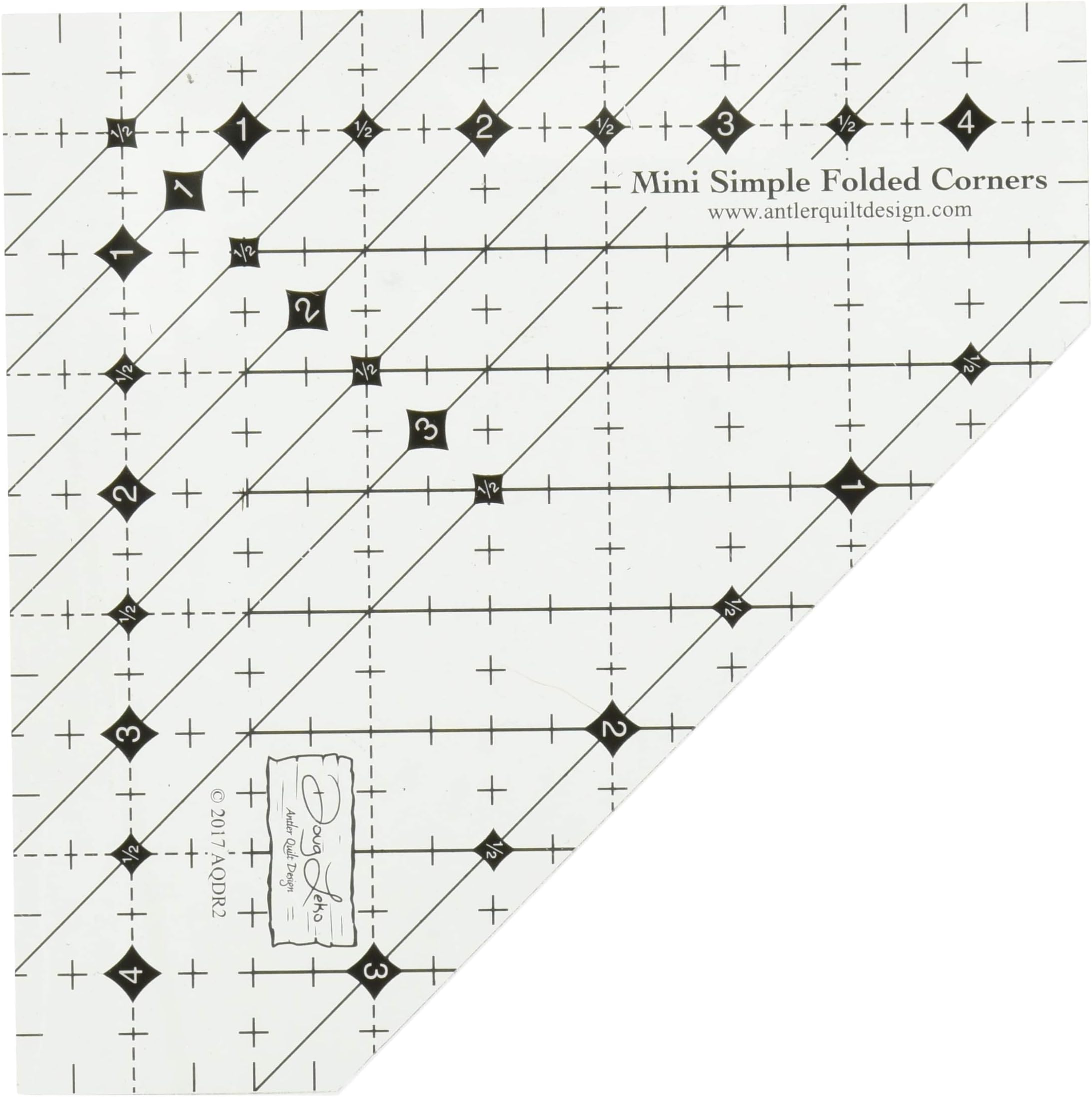 Mini Simple Folded Corners Ruler
