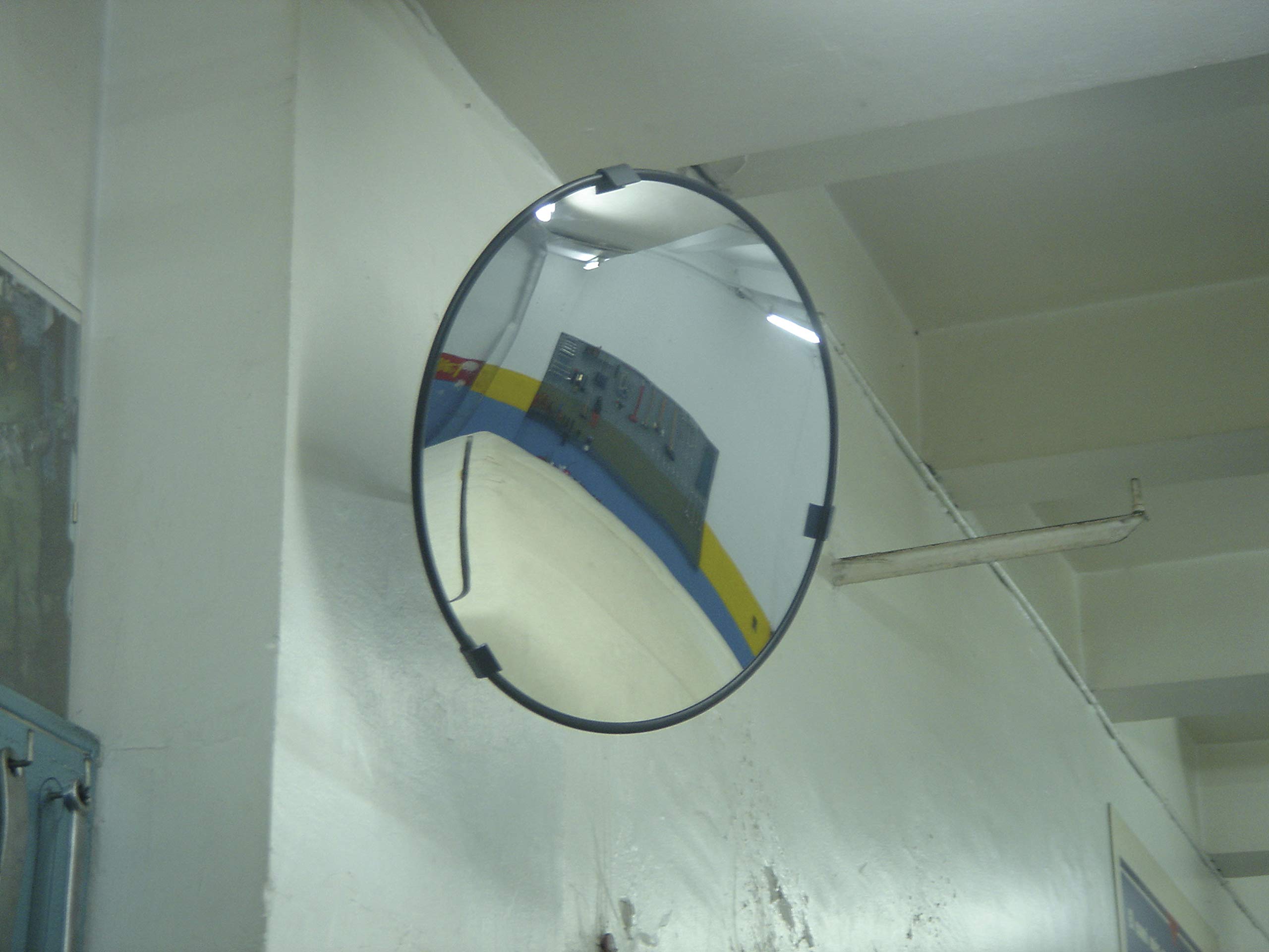 ADO - Espejo convexo interior de seguridad ø50. Los espejos interiores son especialmente adecuados para la supervisión en tiendas, mercados, porterías (1 Espejo)