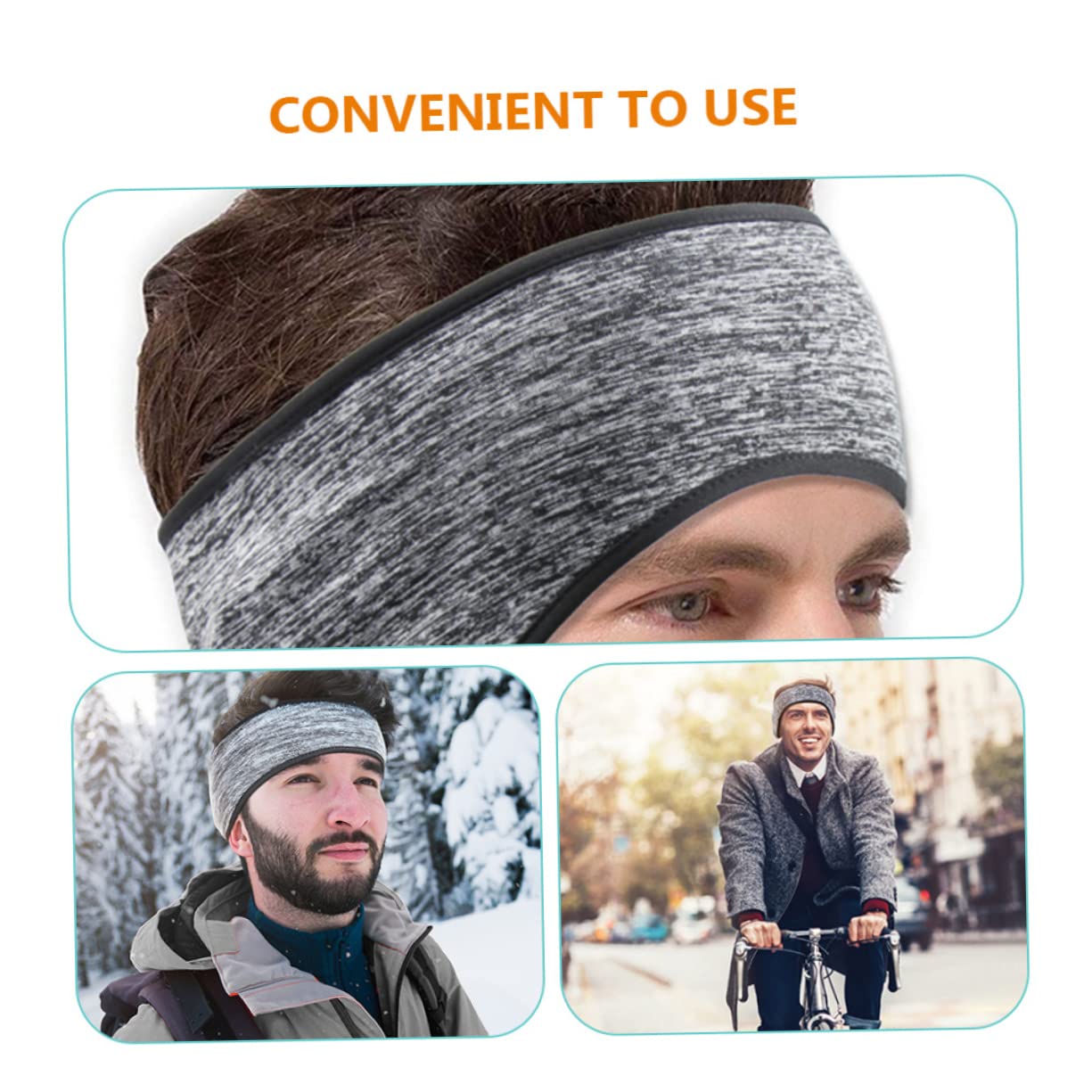 Hemobllo Fascia Scaldacollo Per Protezione Per Orecchie Pile Fascia Sportiva Resistente E Traspirante Per Corsa E Attività Outdoor