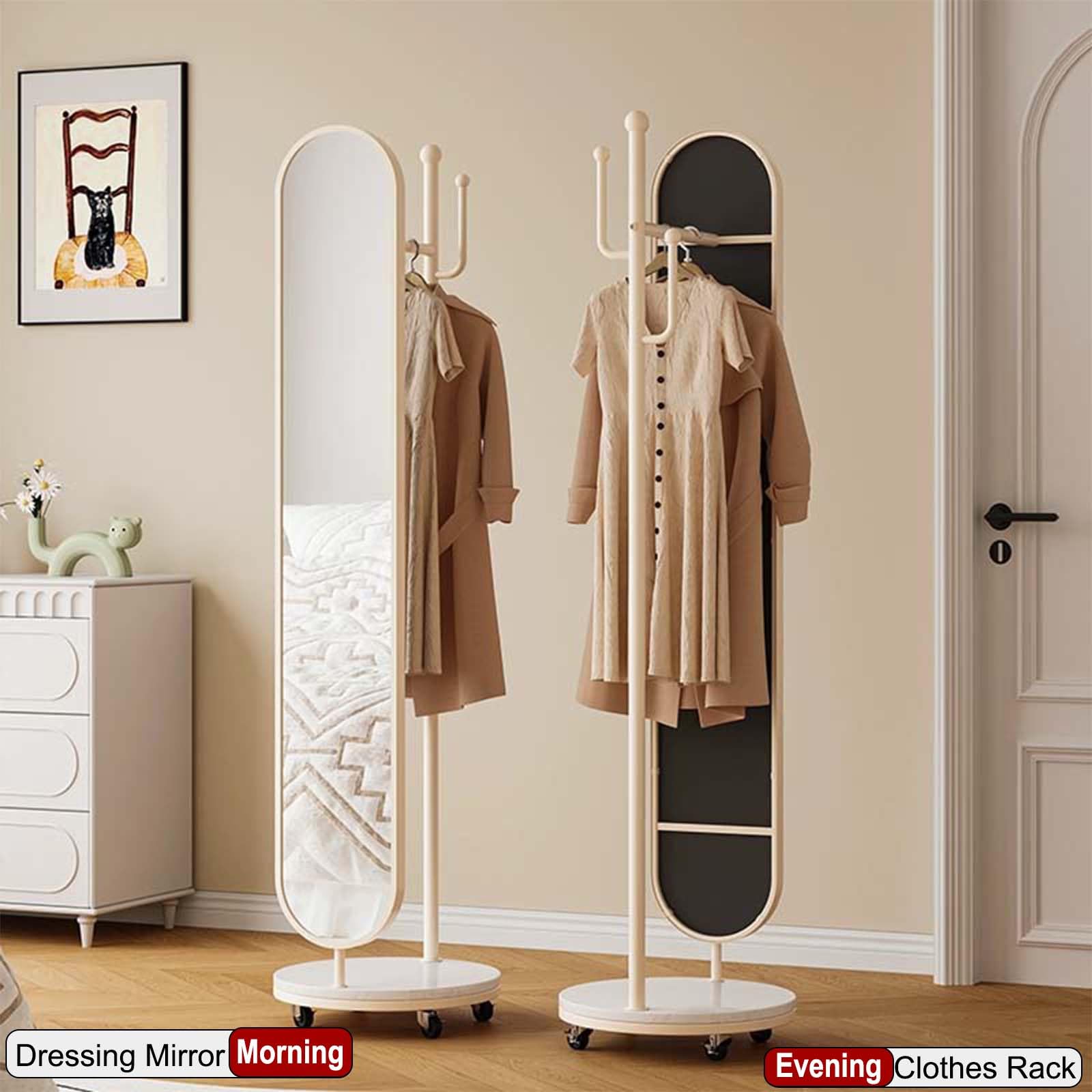 long mirror dressing Amazon.com: LIAN16PENG Full Length Mirror Solid Wood Fitting Mirror  wall-Mounted Multi-Purpose Home Bedroom Clothes Hanger Integrated Full-Length  Mirror Floor-Standing Mirror Dressing Mirror Full Body Mirror : Home &  Kitchen