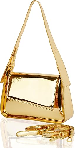 Miniatura 1 de TRBSXRT Y2K - Bolso de mano para mujer, bolso de noche con purpurina de cuero, bolsos de fiesta, bonitos bolsos metálicos para el hombro