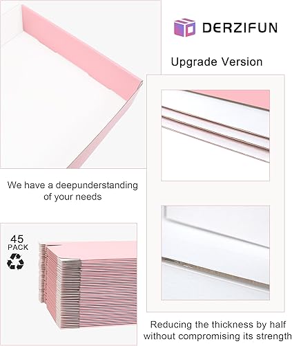 Miniatura 10 de Cajas de envío pequeñas de 6 x 4 x 2 pulgadas para pequeñas empresas, paquete de 30 cajas de correo moradas, caja de embalaje de cartón corrugado