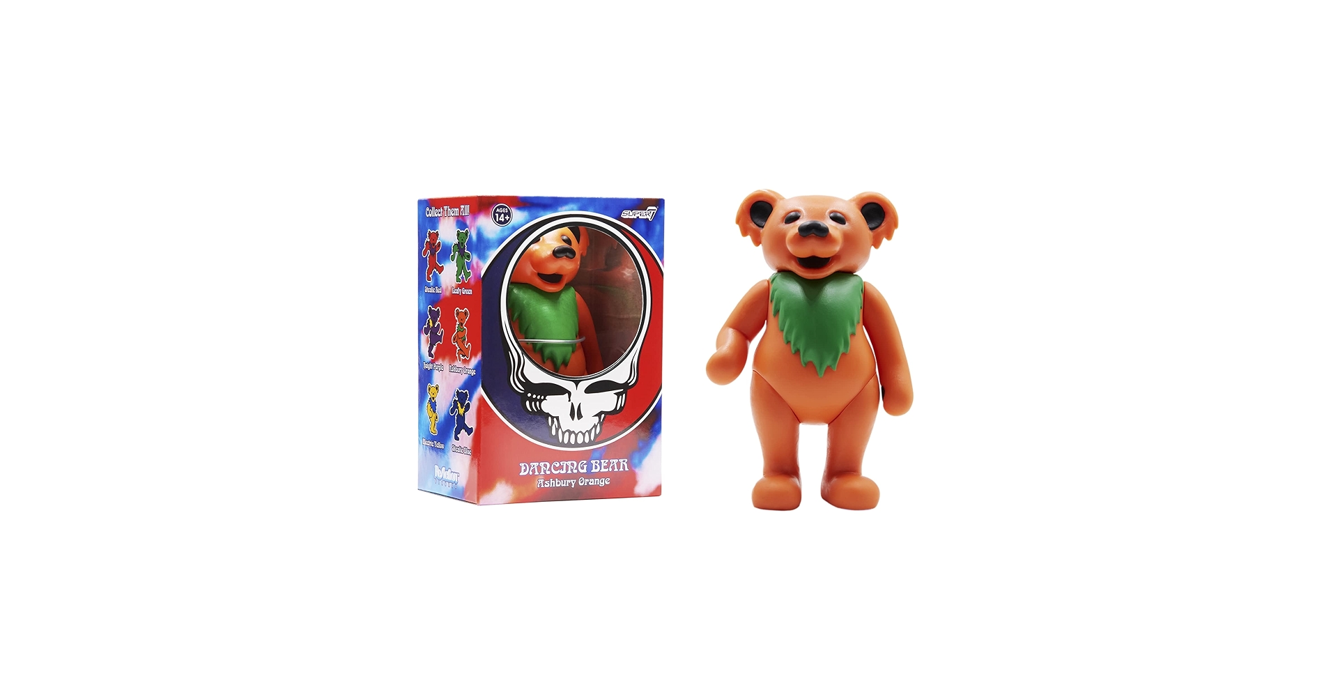 Amazon.com: Super7 Grateful Dead Dancing Bear - 3.75