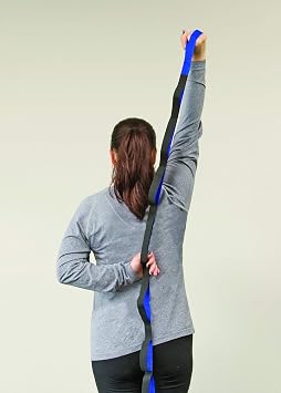 RangeMaster Stretch Strap with Exercise Guide Versatile Multi-Loop Strap Perfect for Yoga, Pilates, and Physical Therapy Portable Helps Improve Flexibility