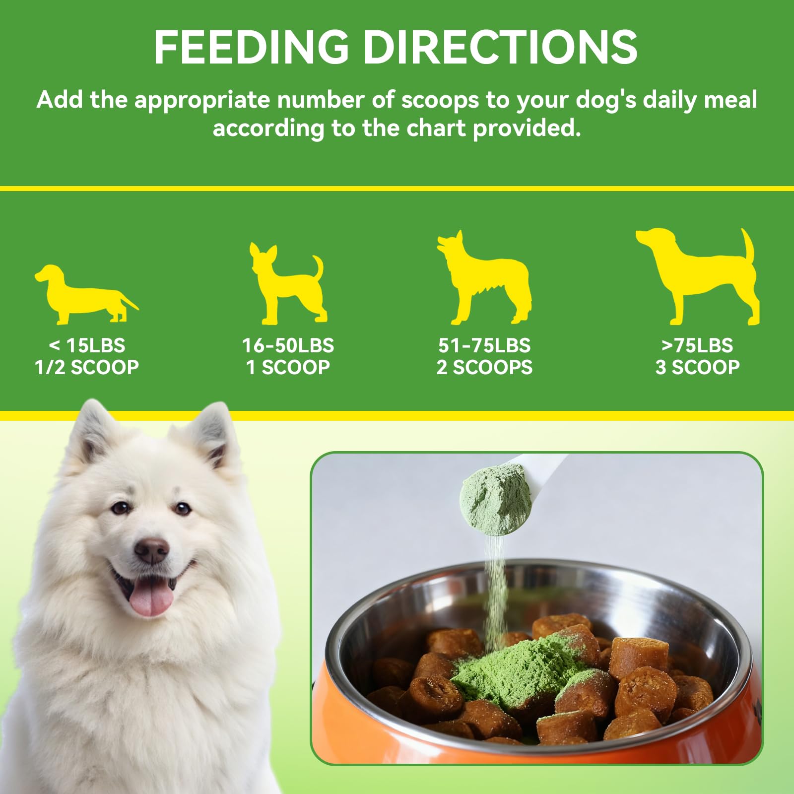 Dog Dental Powder - Plaque and Tartar Control with Bad Breath Freshener for Dog and Cat, Easy-Use Teeth Cleaning Powder with Mint,Suitable for All Breeds & Sizes,60 Day Supply - image 5