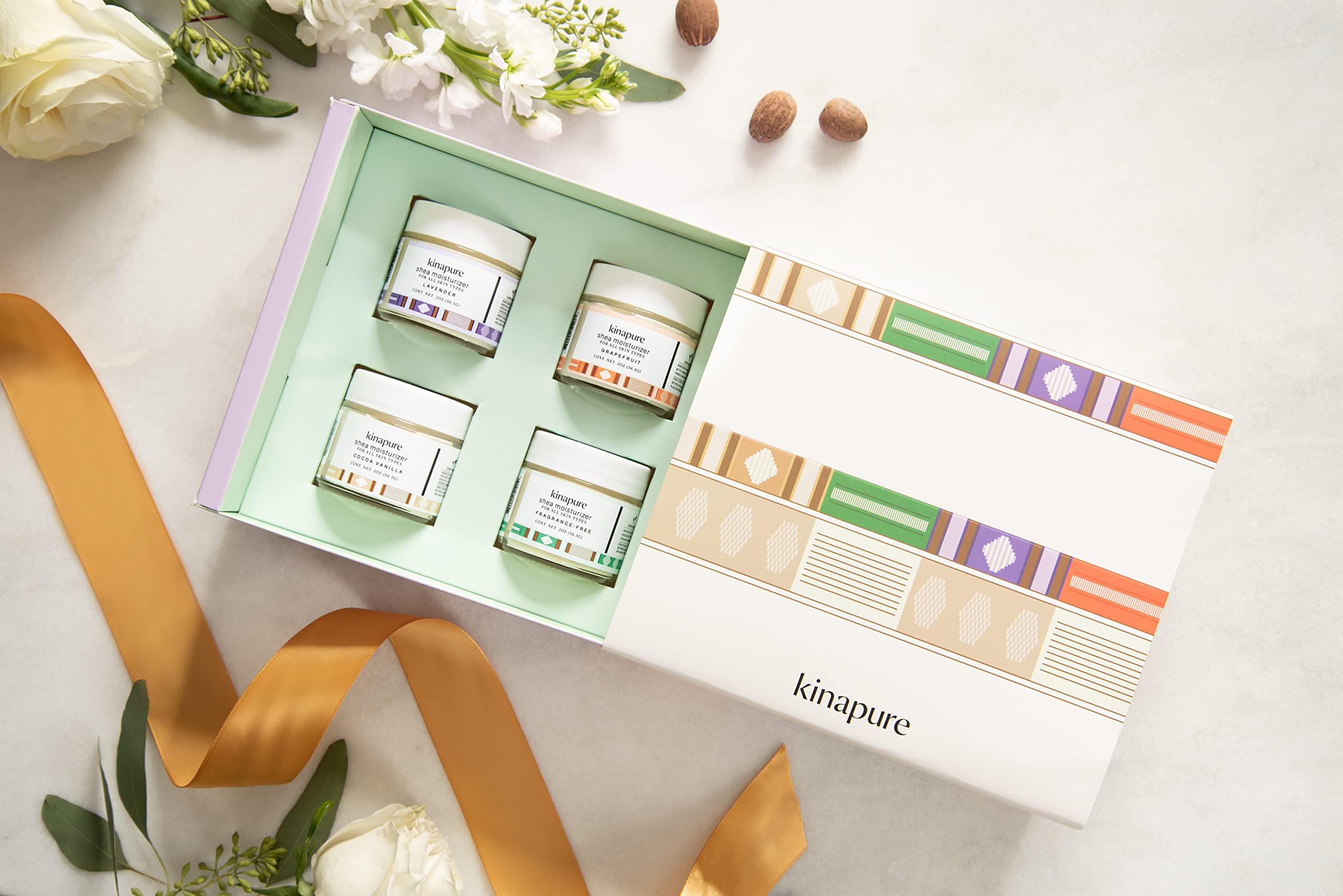 Mimaami Organics Kinapure Whipped Shea Butter, Gift Box, Contains 4 of 2 Ounces