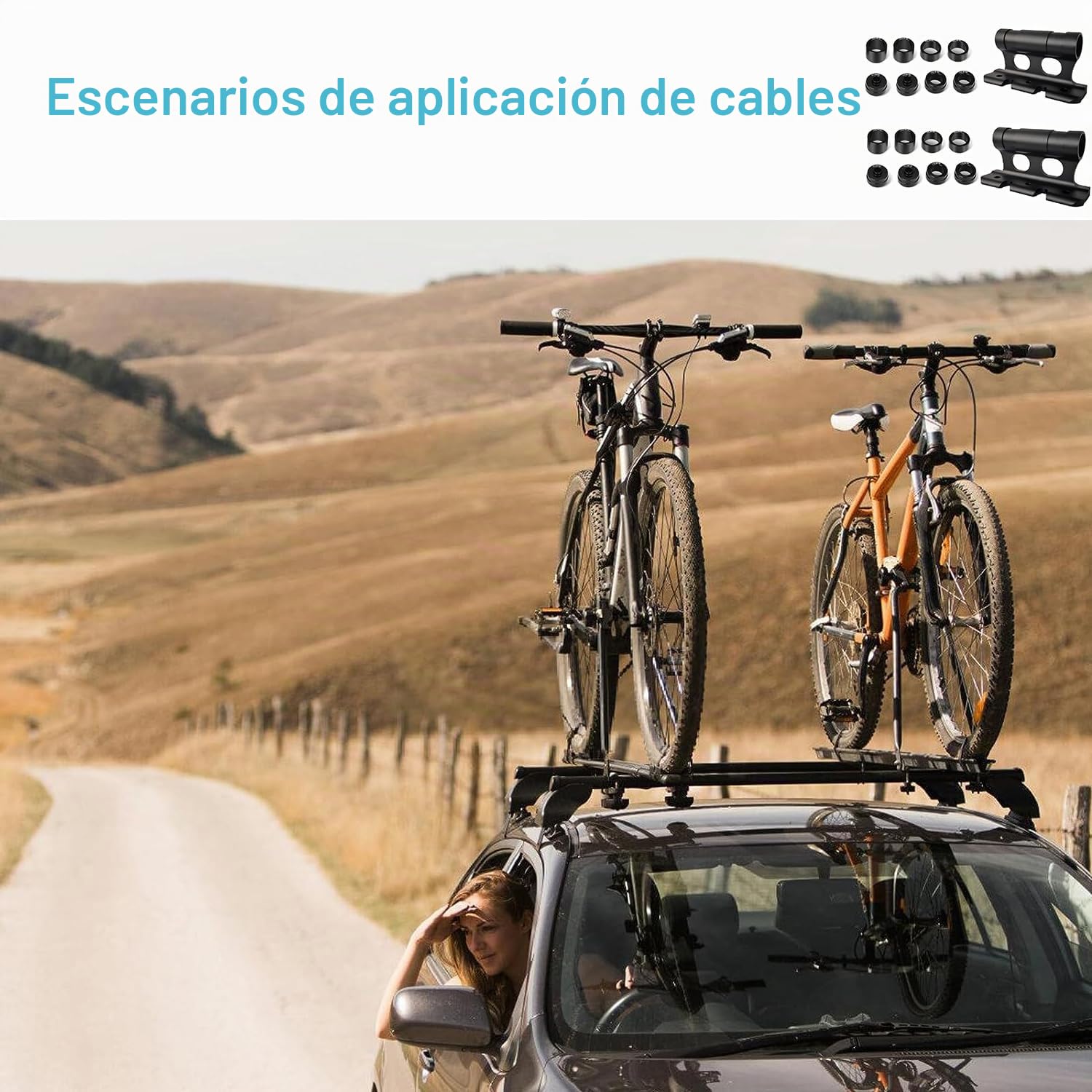 2 Piezas Soporte De Horquilla De Bicicleta, Bloque De Bicicleta Versátil, Soporte De Horquilla Bicicleta Aleación De Aluminio, para 5/12/15x100mm, 15x110mm 8 Pares De Tapas Laterales