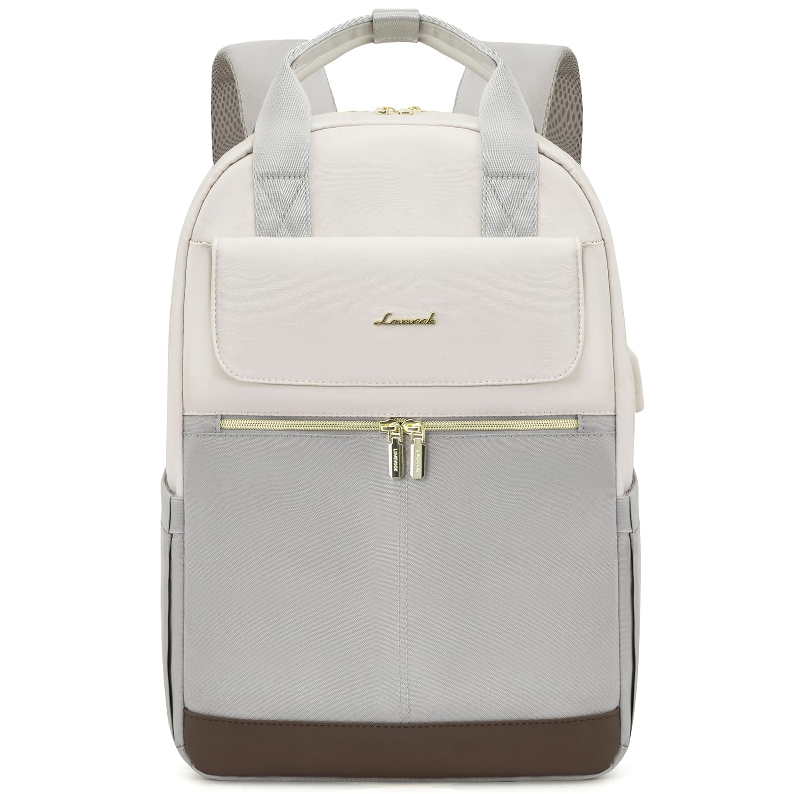 LOVEVOOKLaptop Backpack for Women, 15.6inch Laptop Bag with USB Port, Waterproof Travel Work Backpack Purse, Anti-Theft Backpacks Casual Computer Daypack Nurse Teacher Bag