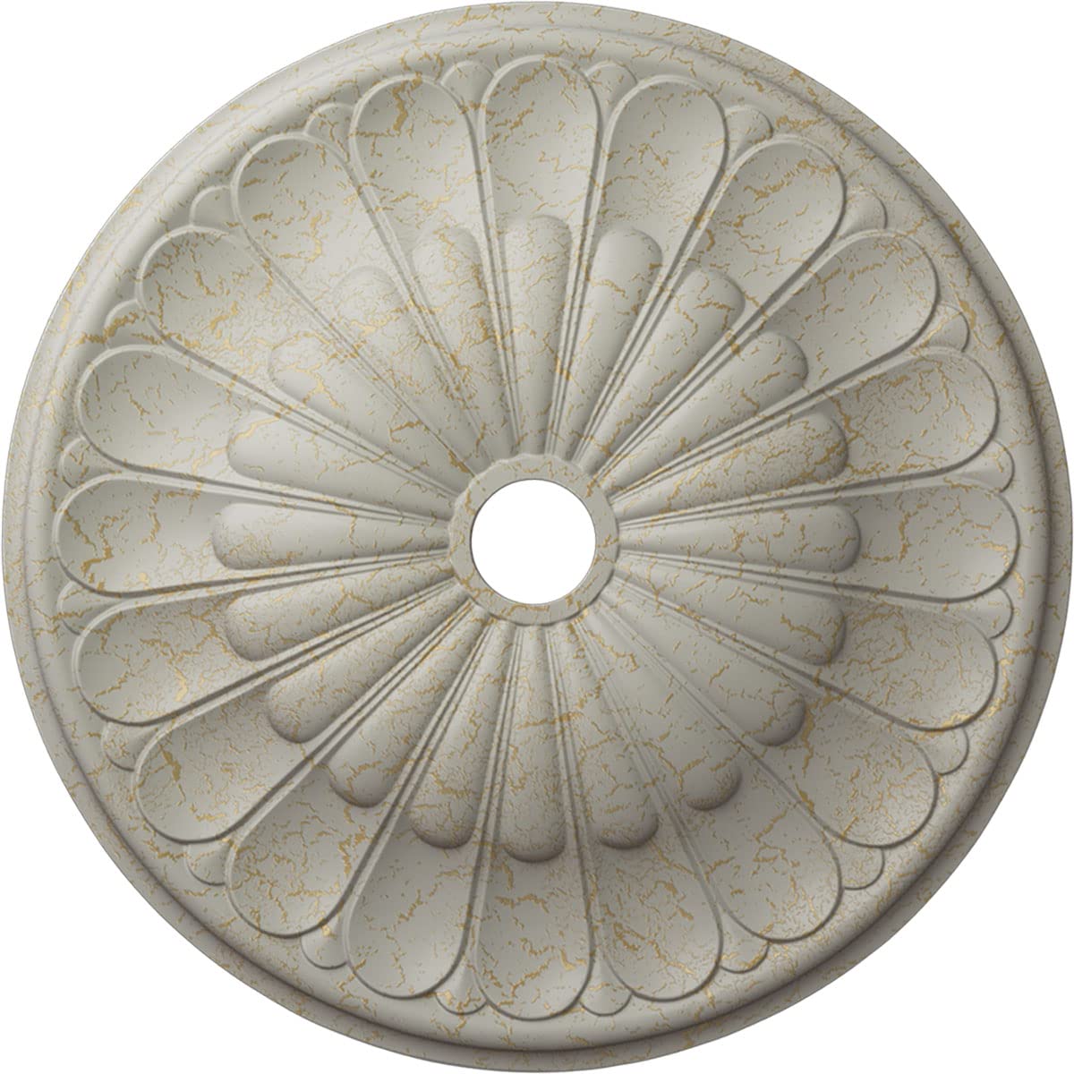 Médaillon de plafond Ekena Cuivre Antique pour lustre haut de gamme