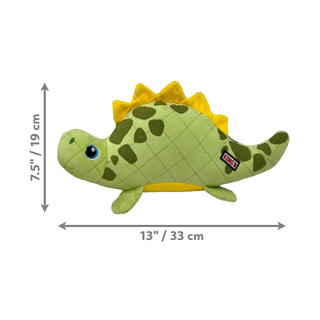 Foto 4 de 4 de KONG Dynos Roars Fetch - Juguete para perros de tamaño mediano y grande (verde)