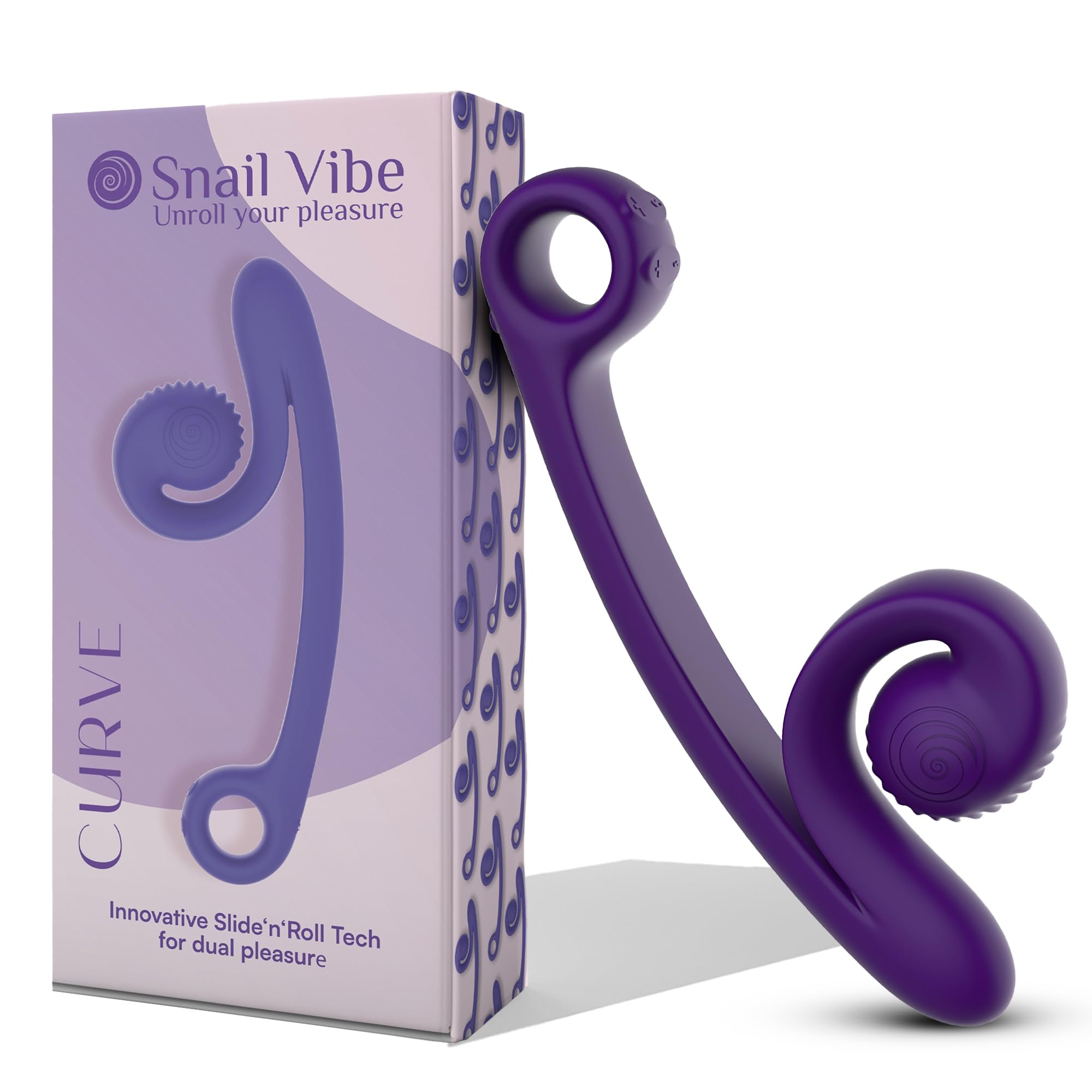 Snail Vibe Curve Vibratore Viola 12cm