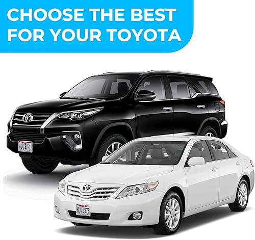 Vista 6 de Front Bumper License Plate Bracket for Toyota 2000-2026, Plate Holder Set w 6 Unique Screw Bolts & Wrench Kit, License Tag Mounting Kit, Quality