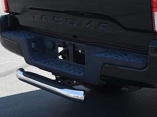 Miniatura 7 de Armordillo USA 8718681 - Barra de paso de enganche trasero de 3 pulgadas, cromada, universal para enganche de remolque de tubo receptor de 2 pulgadas