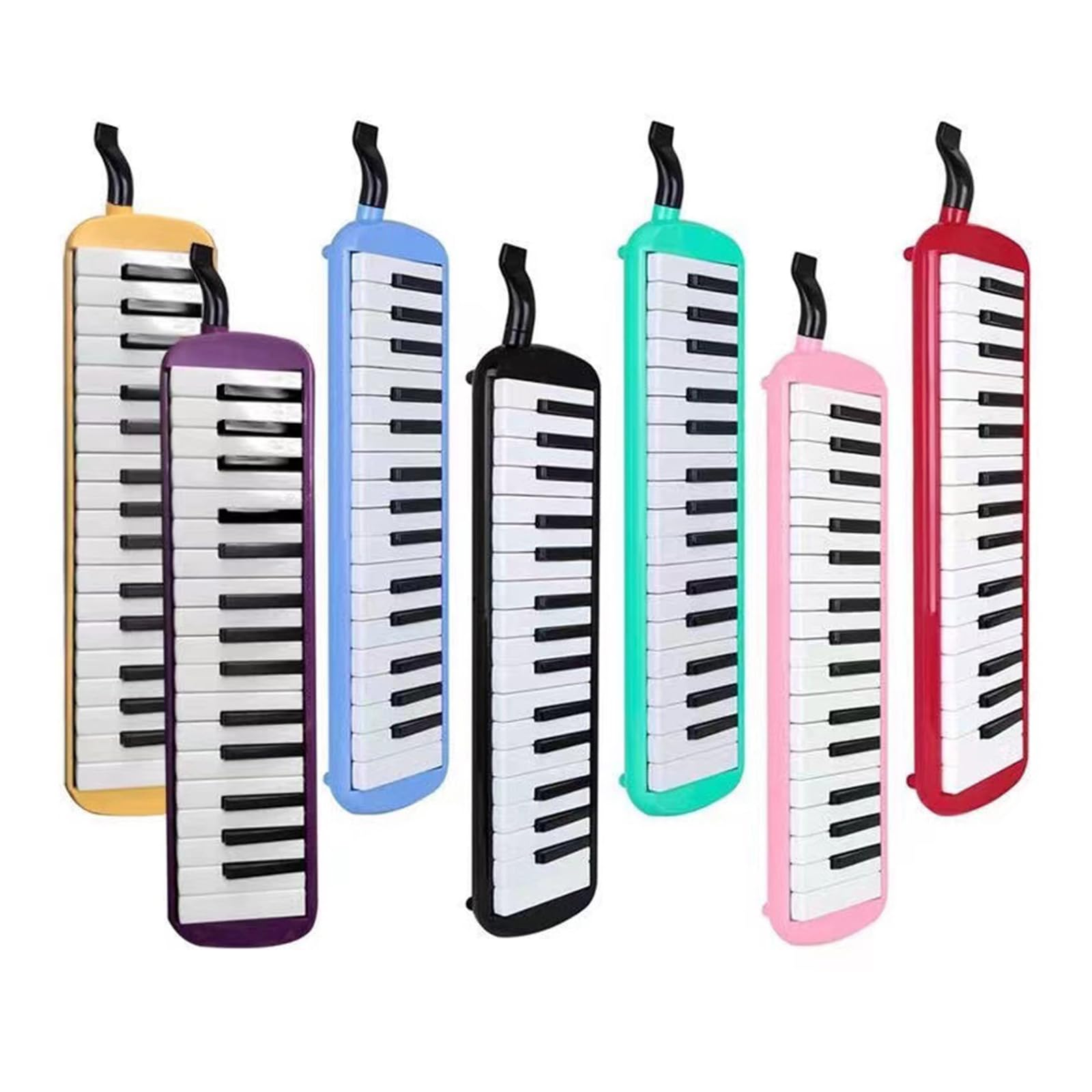 Clavier de piano à air soprano mélodique avec tube long, embouts courts et sac de transport, instrument mélodica à 32 touches pour enfants