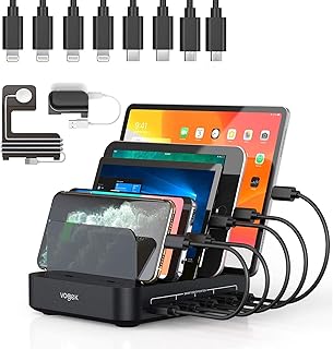 Charging Organizer Identification Smartphones Tablets Black