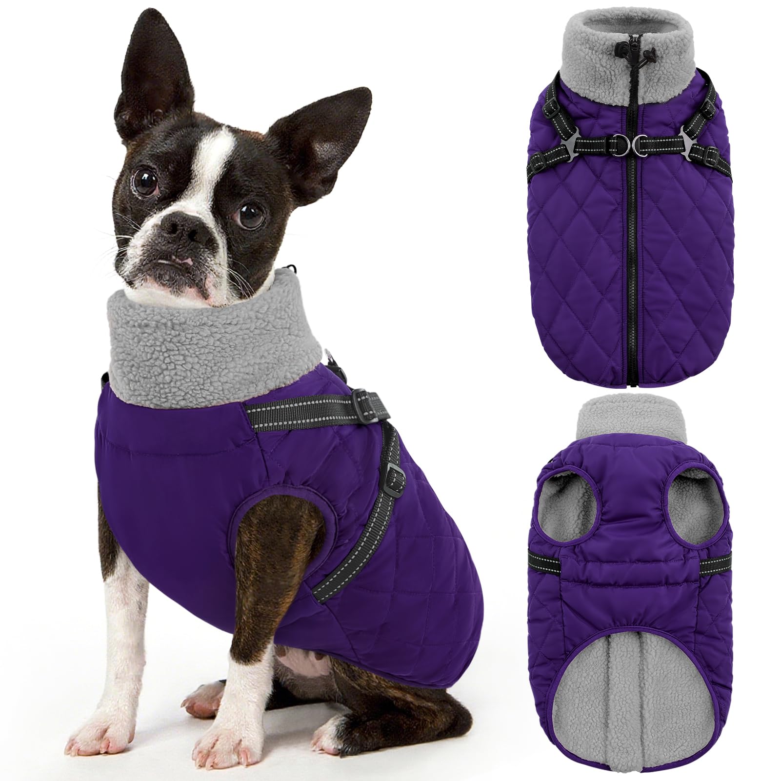 Queenmore XL Heavy Duty Fleece Dog Coat Waterproof Extra Warm
