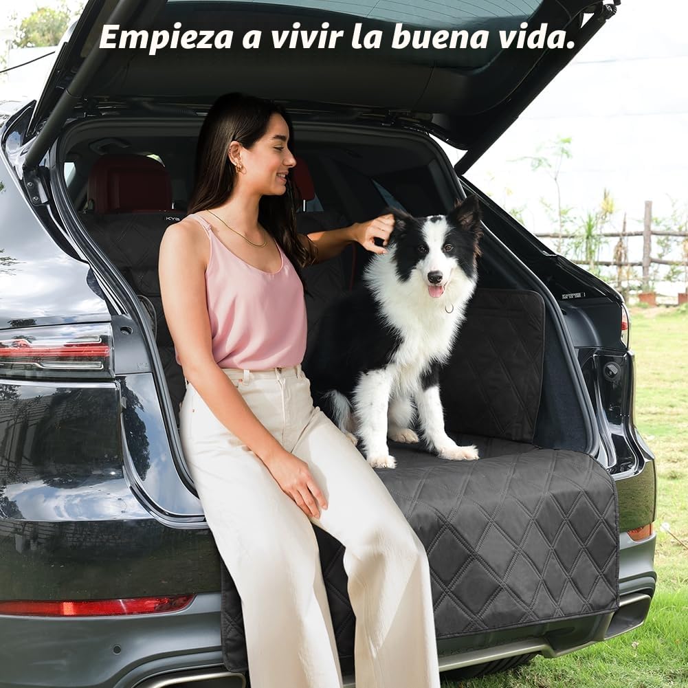 KYG Protector Maletero XXXL Super Antideslizante Impermeable Protector Maletero Coche Perros Extra Grande Duradero Resistente a la Rotura Adecuado para Coches Medianos y Grandes,195 * 105 * 38 cm