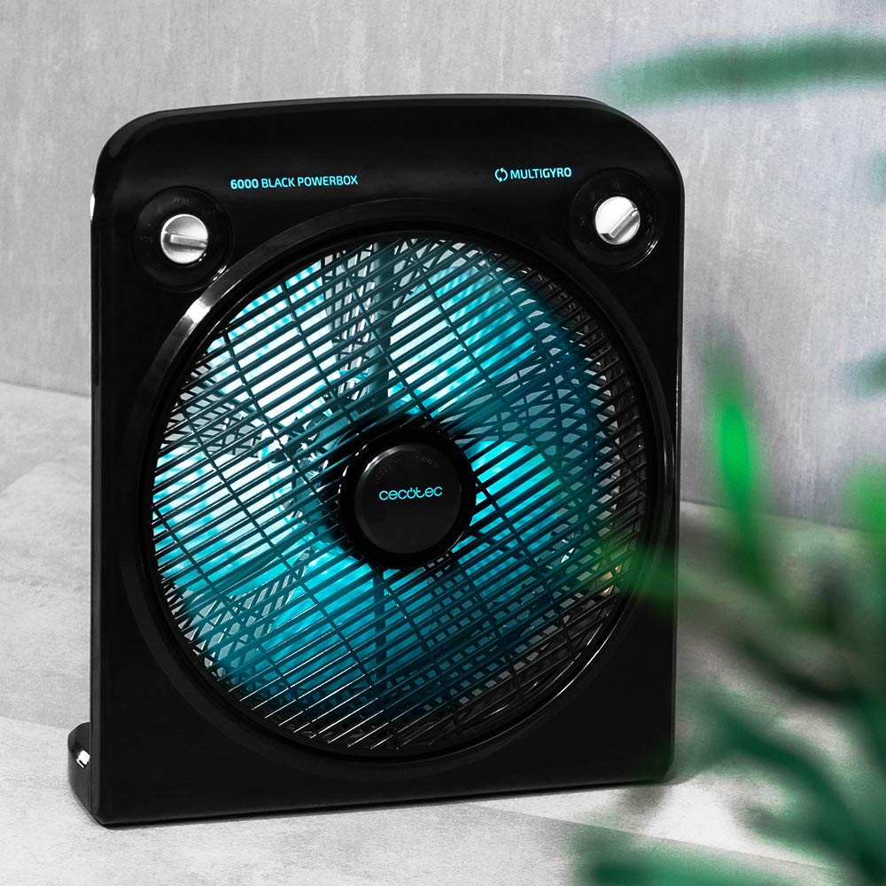 Ventilateur De Sol Cecotec EnergySilence 6000 - 50W 5 Pales 30cm - Moteur Cuivre - 3 Vitesses Minuterie - Noir Ou Blanc