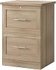 Realspace® 17D Vertical 2-Drawer File Cabinet, Spring Oak