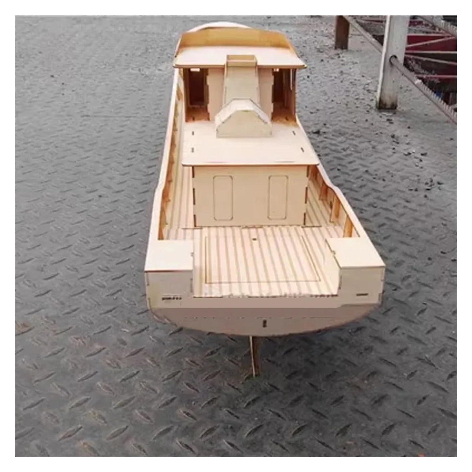 Amazon | 1/30 110 センチメートルトロール船モデル木製 RC ボート 