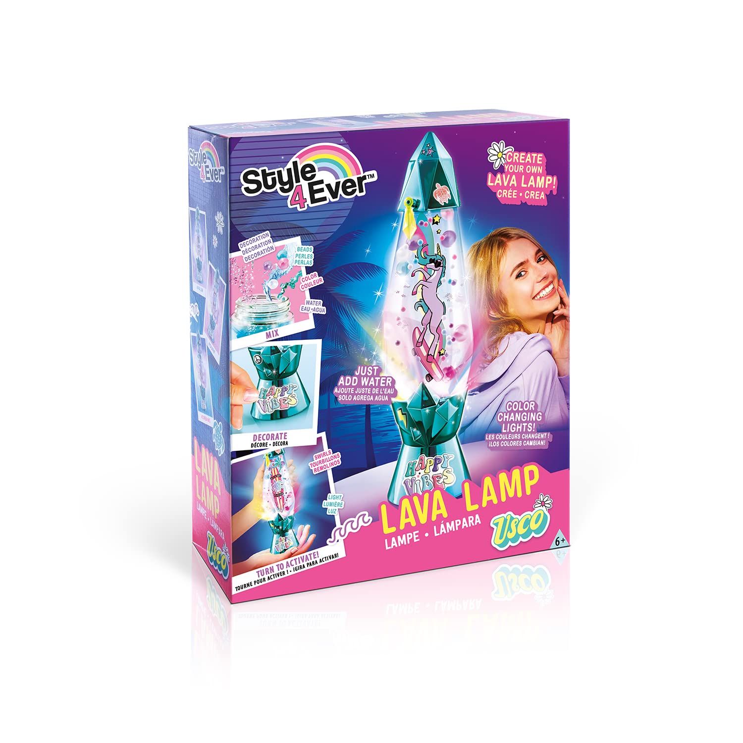 Canal Toys Ever-Pretty Style 4 DIY-Tropikalna lampa dekoracyjna VSCO-OFG 229, wielokolorowa